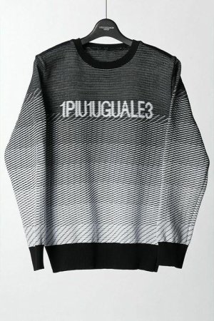 画像1: 【 ポイント10倍 】1PIU1UGUALE3 GOLF ウノピゥウノウグァーレトレ ゴルフ R-NECK KNIT GRADATION{-BCS}