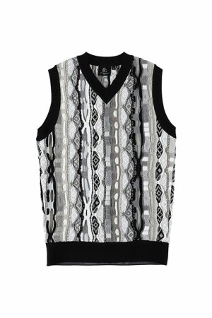 画像2: 【 ポイント10倍 】【24SS新作】1PIU1UGUALE3 GOLF ウノピゥウノウグァーレトレ ゴルフ COOGI VEST{-BDS}