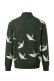 画像2: 1PIU1UGUALE3 GOLF ウノピゥウノウグァーレトレ ゴルフ JACQUARD HALF-ZIP KNIT DANCING CRANE{-BFA} (2)