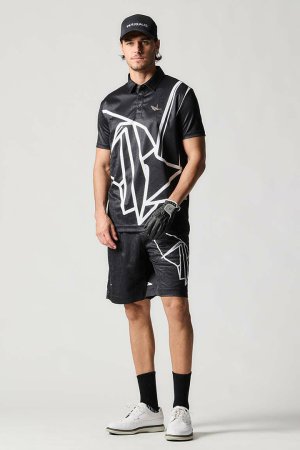画像2: 1PIU1UGUALE3 GOLF ウノピゥウノウグァーレトレ ゴルフ JACQUARD SHORTS{-BES}