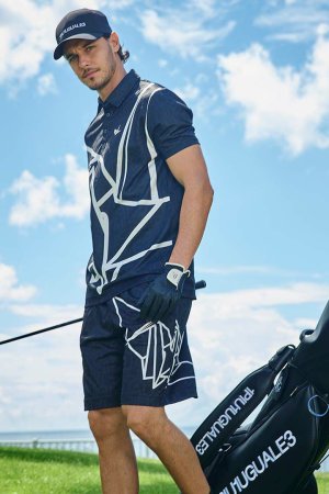 画像3: 1PIU1UGUALE3 GOLF ウノピゥウノウグァーレトレ ゴルフ JACQUARD SHORTS{-BES}