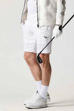 画像1: 1PIU1UGUALE3 GOLF ウノピゥウノウグァーレトレ ゴルフ MESH SHORTS{-BES}