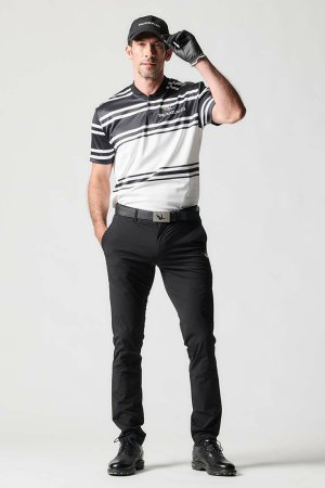 画像2: 【 30%OFF セール46,200円→32,340円】 1PIU1UGUALE3 GOLF ウノピゥウノウグァーレトレ ゴルフ LONG PANTS{-BES}