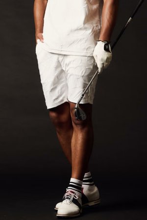 画像1: 1PIU1UGUALE3 GOLF ウノピゥウノウグァーレトレ ゴルフ 113G PILE SHORTS{-BFS}