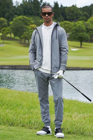 画像2: 1PIU1UGUALE3 GOLF ウノピゥウノウグァーレトレ ゴルフ POLARTEC RIB PANTS{-BFA}