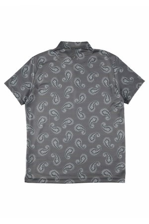 画像4: 【 ポイント10倍 】【24SS新作】1PIU1UGUALE3 GOLF ウノピゥウノウグァーレトレ ゴルフ S/S POLO PAISLEY{-BDS}