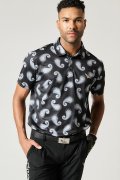 1PIU1UGUALE3 GOLF ウノピゥウノウグァーレトレ ゴルフ S/S POLO PAISLEY{-BDS}