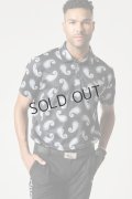 {SOLD}1PIU1UGUALE3 GOLF ウノピゥウノウグァーレトレ ゴルフ S/S POLO PAISLEY{-BDS}