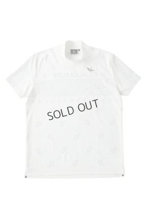 画像1: {SOLD}1PIU1UGUALE3 GOLF ウノピゥウノウグァーレトレ ゴルフ S/S MOCK NECK BANDANA{-BES}