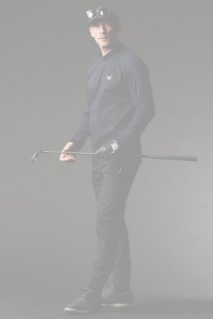 画像3:   1PIU1UGUALE3 GOLF ウノピゥウノウグァーレトレ ゴルフ SAME COLOR MOCK{-BEA}