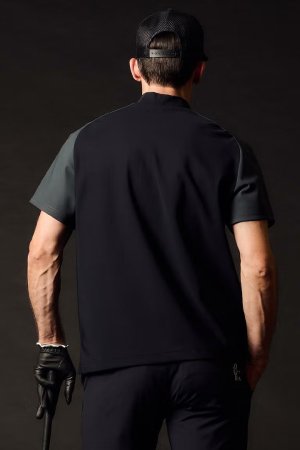 画像2: 1PIU1UGUALE3 GOLF ウノピゥウノウグァーレトレ ゴルフ RAGLAN MOCK NECK{-BFS}