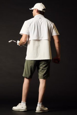 画像4: 1PIU1UGUALE3 GOLF ウノピゥウノウグァーレトレ ゴルフ SWITCHING POLO{-BFS}