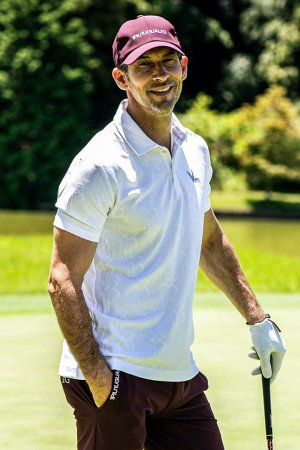 画像4: 1PIU1UGUALE3 GOLF ウノピゥウノウグァーレトレ ゴルフ JACQUARD POLO{-BFS}