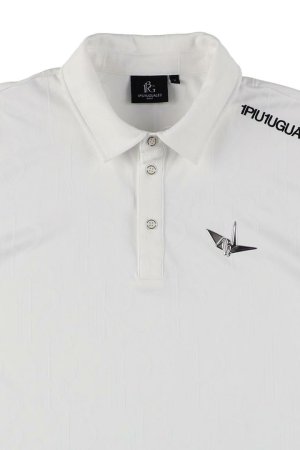 画像7: 1PIU1UGUALE3 GOLF ウノピゥウノウグァーレトレ ゴルフ JACQUARD POLO{-BFS}