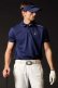 画像1: 1PIU1UGUALE3 GOLF ウノピゥウノウグァーレトレ ゴルフ JACQUARD POLO{-BFS} (1)