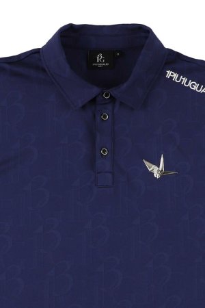 画像6: 1PIU1UGUALE3 GOLF ウノピゥウノウグァーレトレ ゴルフ JACQUARD POLO{-BFS}