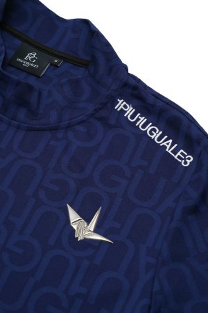 画像3: 1PIU1UGUALE3 GOLF ウノピゥウノウグァーレトレ ゴルフ JACQUARD MOCK NECK{-BFS}