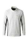 1PIU1UGUALE3 GOLF ウノピゥウノウグァーレトレ ゴルフ L/S MOCK NECK SIDE PANEL{-BFA}