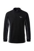 1PIU1UGUALE3 GOLF ウノピゥウノウグァーレトレ ゴルフ L/S MOCK NECK SIDE PANEL{-BFA}