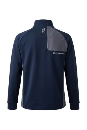 画像2: 1PIU1UGUALE3 GOLF ウノピゥウノウグァーレトレ ゴルフ L/S MOCK NECK SHOULDER PANEL{-BFA}