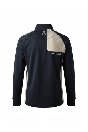 画像2: 1PIU1UGUALE3 GOLF ウノピゥウノウグァーレトレ ゴルフ L/S MOCK NECK SHOULDER PANEL{-BFA}