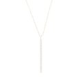   Hirotaka ヒロタカ Vertical Diamond Bar Necklace(Yellow Gold){-BJS}