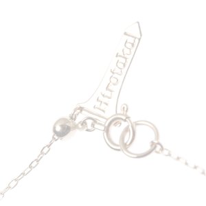 画像5:  {SOLD} Hirotaka ヒロタカ Vertical Diamond Bar Necklace(Yellow Gold){-BJS}