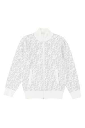 画像2:   1PIU1UGUALE3 GOLF ウノピゥウノウグァーレトレ ゴルフ（レディース） KNIT TRACK JACKET{-BEA}
