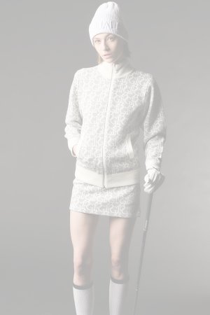 画像6:   1PIU1UGUALE3 GOLF ウノピゥウノウグァーレトレ ゴルフ（レディース） KNIT TRACK JACKET{-BEA}