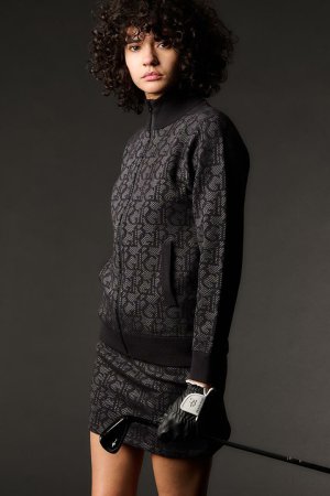画像1: 1PIU1UGUALE3 GOLF ウノピゥウノウグァーレトレ ゴルフ（レディース） KNIT TRACK JACKET{-BEA}