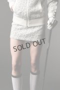 1PIU1UGUALE3 GOLF ウノピゥウノウグァーレトレ ゴルフ（レディース） KNIT TRACK SKIRT{-BEA}
