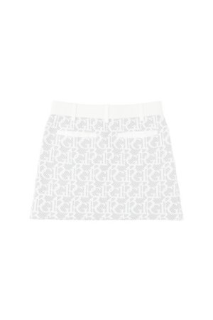 画像3:   1PIU1UGUALE3 GOLF ウノピゥウノウグァーレトレ ゴルフ（レディース） KNIT TRACK SKIRT{-BEA}