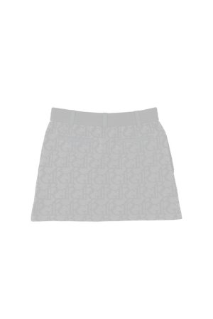 画像4:   1PIU1UGUALE3 GOLF ウノピゥウノウグァーレトレ ゴルフ（レディース） KNIT TRACK SKIRT{-BEA}
