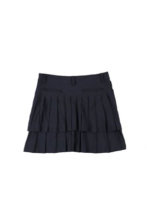 画像3: 【 ポイント10倍 】【24SS新作】1PIU1UGUALE3 GOLF ウノピゥウノウグァーレトレ ゴルフ LADIES' BACK FRILL SKIRT{-BDS}