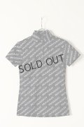 ｛SOLD}1PIU1UGUALE3 GOLF ウノピゥウノウグァーレトレ ゴルフ（レディース） 113 GOLF S/S POLO DIAGONAL LOGO{GST063-POE317-9910-BBS}