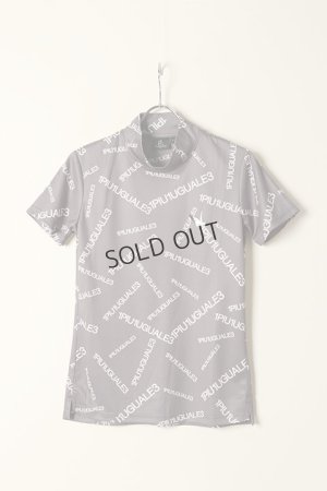 画像1: {SOLD}1PIU1UGUALE3 GOLF ウノピゥウノウグァーレトレ ゴルフ（レディース） S/S MOCK NECK 1PIU1UGUALE3 RANDOM LOGO{-BCS}
