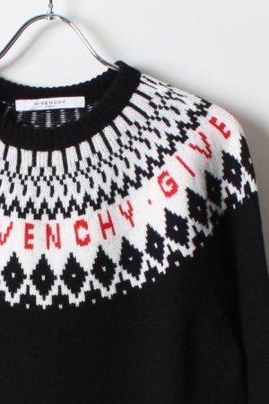 画像3: GIVENCHY ジバンシィ メリノジャカードセーター{-AHA}