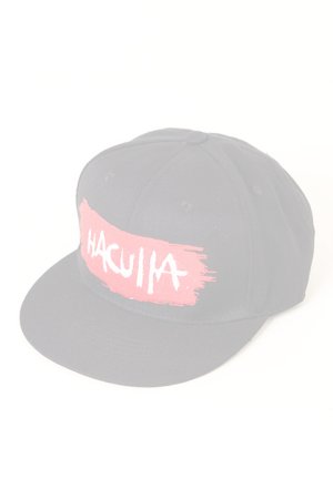 画像1:   Haculla ハキュラ BRUSH STROKE SNAP BACK BLACK{-AIA}
