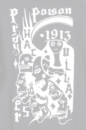 画像5:   Haculla ハキュラ POISON DROP SHOULDER HOODIE{HA02BJ-KH09-BLK-BJS}