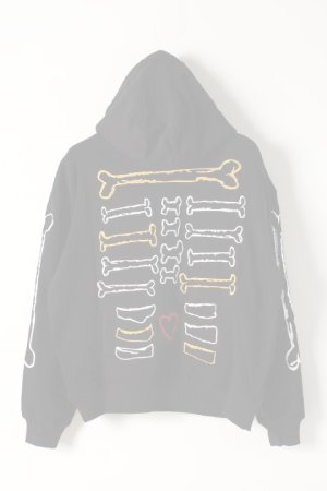 画像2:   Haculla ハキュラ I HAVE NO LEGS SHOULDER HOODIE{HA08AI-KH27-BLK-AIA}
