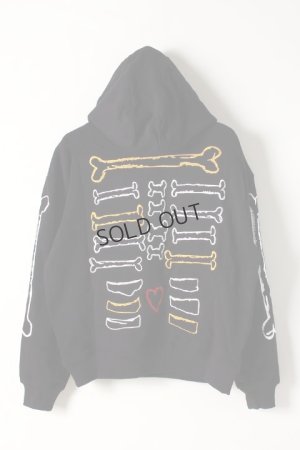 画像2: {SOLD}Haculla ハキュラ I HAVE NO LEGS SHOULDER HOODIE{HA08AI-KH27-BLK-AIA}