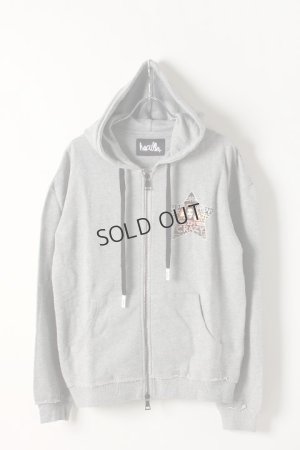 画像1: {SOLD}Haculla ハキュラ HELP ME DROP SHOULDER HOODIE{HA08AI-KH32-GRY-AIA}