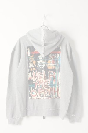画像2:  {SOLD} Haculla ハキュラ HELP ME DROP SHOULDER HOODIE{HA08AI-KH32-GRY-AIA}