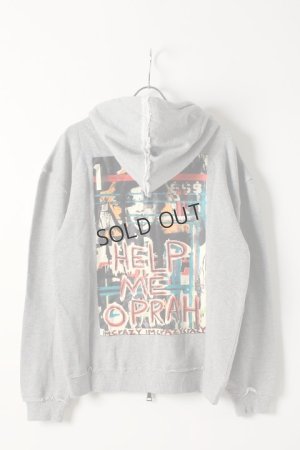 画像2: {SOLD}Haculla ハキュラ HELP ME DROP SHOULDER HOODIE{HA08AI-KH32-GRY-AIA}