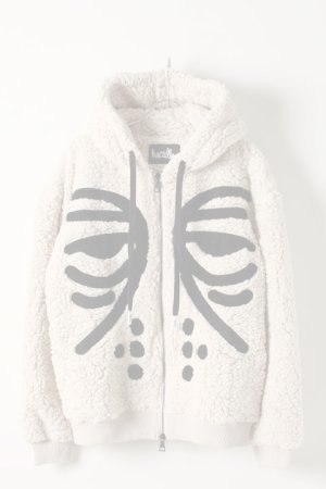 画像1:   Haculla ハキュラ MASKED DROP SHOULDER HOODIE{HA08AI-KH34-CRM-AIA}