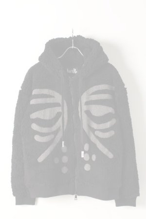 画像1:   Haculla ハキュラ MASKED DROP SHOULDER HOODIE{HA08AI-KH35-BLK-AIA}
