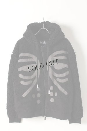 画像1: {SOLD}Haculla ハキュラ MASKED DROP SHOULDER HOODIE{HA08AI-KH35-BLK-AIA}