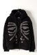 画像1: {SOLD}Haculla ハキュラ MASKED DROP SHOULDER HOODIE{HA08AI-KH35-BLK-AIA} (1)