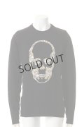 {SOLD}lucien pellat-finet ルシアン ペラフィネ CUBIST EMBROIDERY SKULL ROUND NECK{-AEA}