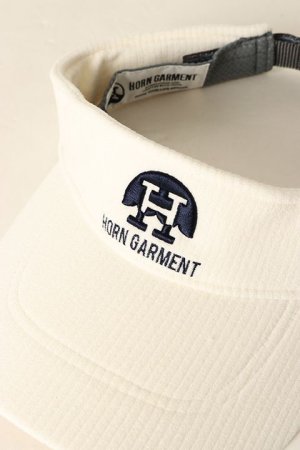 画像2: 【 50%OFF セール｜9,900円→4,950円】 HORN GARMENT ホーンガーメント Freedom Visor{HCF-1C-FC04-WHT-BAA}